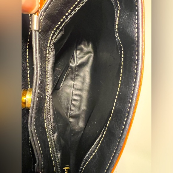 Bally Handbag in Black and Tan, EUC - Picture 14 of 14